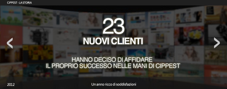 23 nuovi clienti scelgono Cippest nel 2012